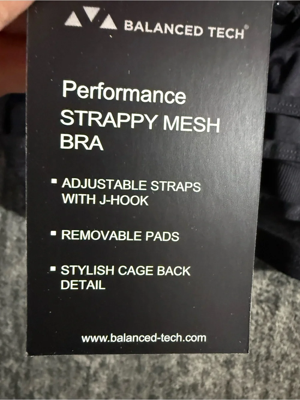 Balanced Tech Sports bra size small Light Support